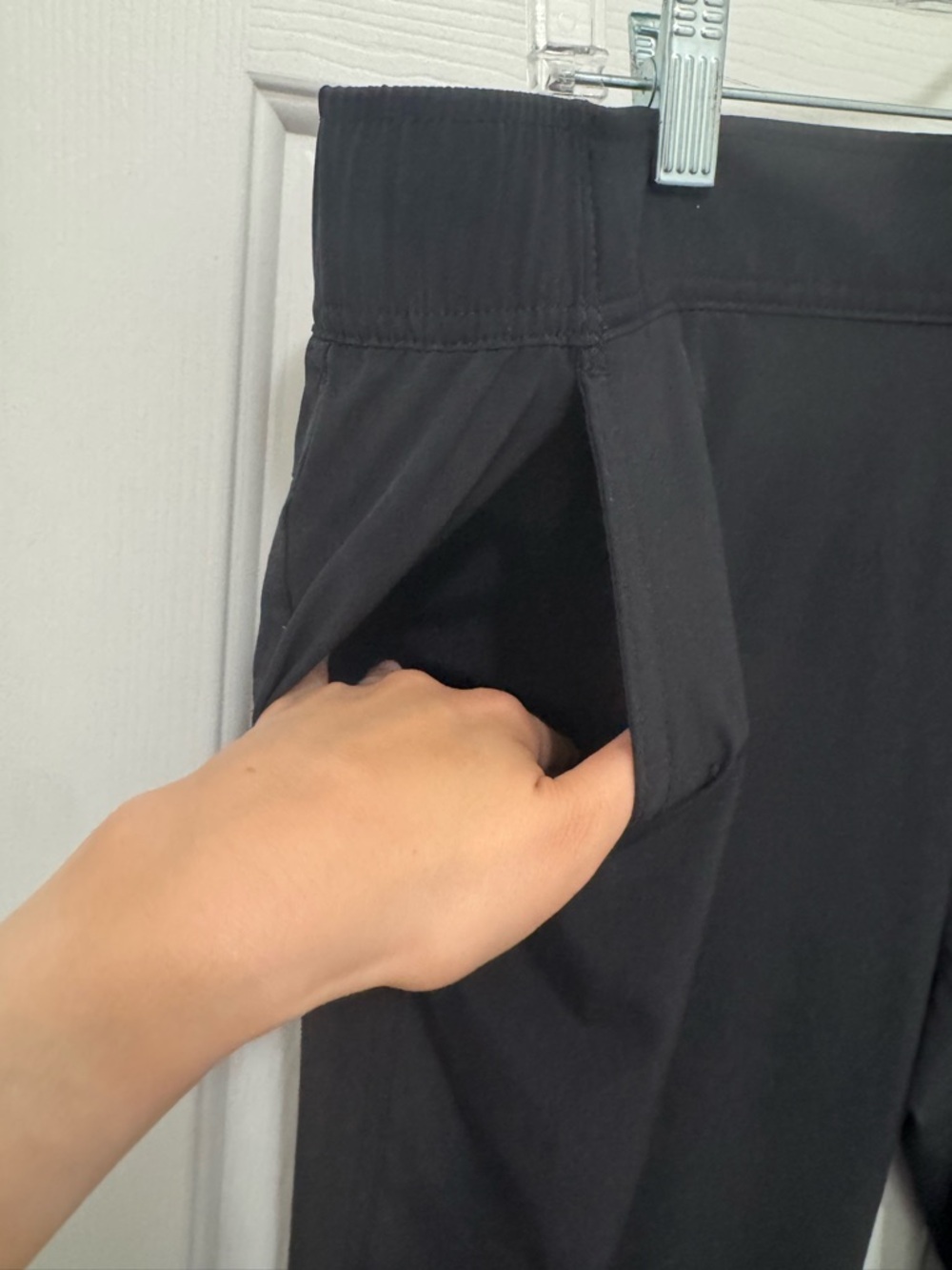 Eddie Bauer Black Straight-Leg Pull-On Pants - Picture 5 of 13
